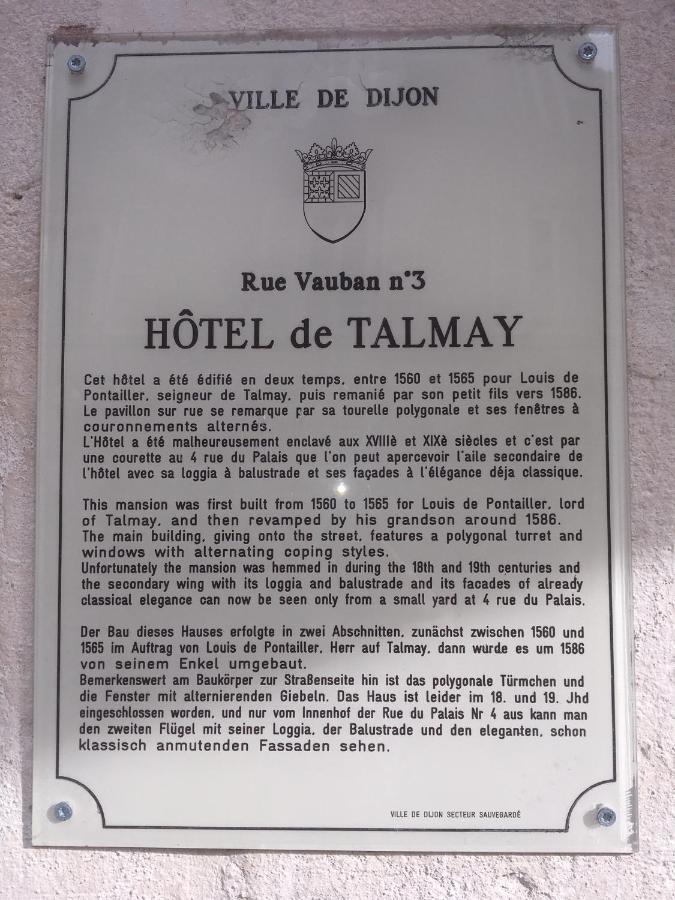 Le Palais Διαμέρισμα Ντιζόν Εξωτερικό φωτογραφία